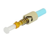 ECO Series™ Field-Assembly ST Type Multimode OM2/3/4 Fiber Optic Connectors - Aqua 1 unit (Distribution)