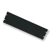 BLANK FILLER 19"W X 5.25"H BLACK PANEL (3 U)