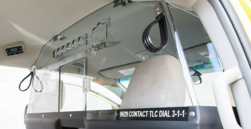 NYC Yellow/Green Cab Plastic Side Safety Shield