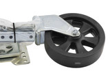 Bolt on marine swivel jack 8" wheel