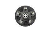 2,200 lb. 5 bolt on 4.5" 7"x 1-1/4" drum Greased withbearings,seal,dust cap,& wheel nuts