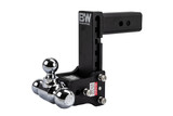 2-1/2" 7" Drop Adjustable 3-Ball Mount - 14.5K Rated - Black