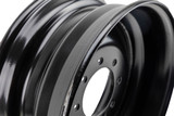 17.5" Steel Black Solid Rim 8-lug on 6.5" - 6,005 lbs