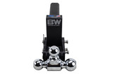 5" Drop Adjustable 3-Ball Mount - 10K Rated - Black