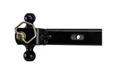 2-1/2" Cushioned 3-Ball and Pintle Hook Combo Straight Mount-10,000 lbs.