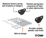 Weight Distribution Bolt-On Hookup Bracket Kit (2-Pack) #17005