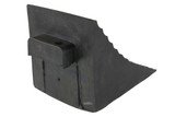 HD Rubber Wheel Chock with Eyebolt - 8"x8"x5"