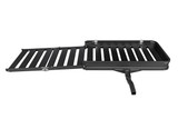 Black Aluminum Hitch Carrier with Ramp - 500 lbs.