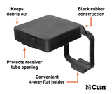 Black Rubber Vehicle Cover for 2" receivers