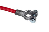 2 Ga. Battery Cable with Eye/Battery Post - 32" Red