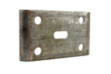 Axle U-Bolt Tie Plate Only for 4" Round Trailer Axles
