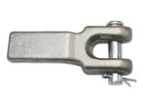 3/8" Safety Chain Weld-on Mounting Bracket with Pin