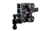 BOSS Torsion-Flex 2-1/2" 16K 5" Drop Adjustable Ball Mount with 2" & 2-5/16" Versa-ball and Pintle Lock