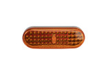 6" Oval 48-Diode LED Stop/Turn/Tail Light - Amber