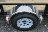 Utility Trailer Single Axle Aluminum Fender 9x32