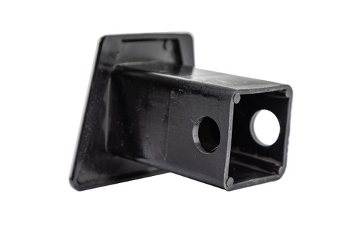 Black Plastic Cover/Insert with Pin Hole for 2" Receivers