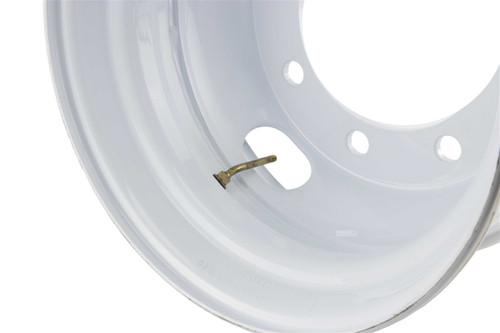 17.5" Tandem Dual Steel White Modular Rim 8 on 275MM 8.70" pilot