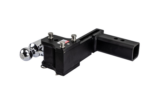 2-1/2" 7" Drop Adjustable 2-Ball Mount - 14.5K Rated - Black