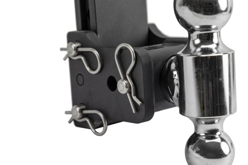 2-1/2" 7" Drop Adjustable 2-Ball Mount - 14.5K Rated - Black