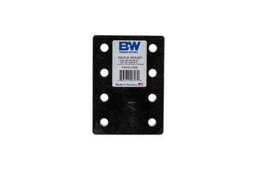 Pintle Mounting Plate for 2-1/2" Hitch - 8 hole - 16,000 lbs.