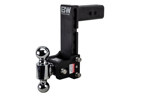 2-1/2" 9" Drop Adjustable 2-Ball Mount - 14.5K Rated - Black