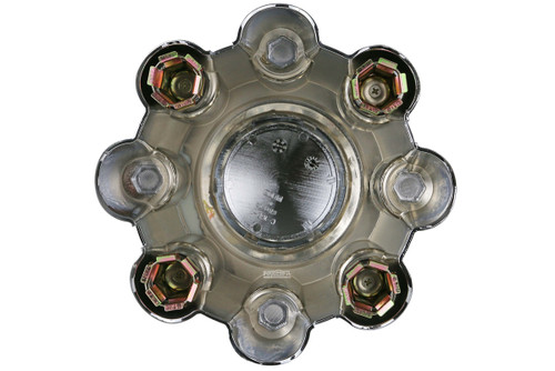 Snap-on Polished Finish Center Hub Cap for 16" - 17.5" Aluminum Wheel