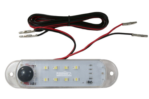 LED Dome Light with Sealed Switch - 4 Wire for Series Wiring