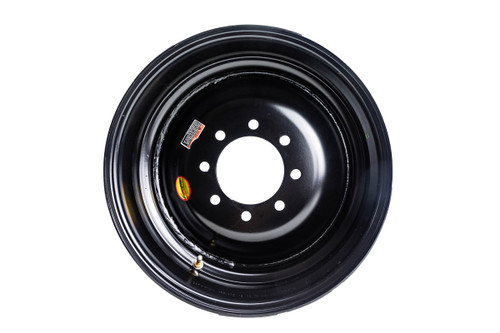17.5" Steel Black Solid Rim 8-lug on 6.5" - 6,005 lbs