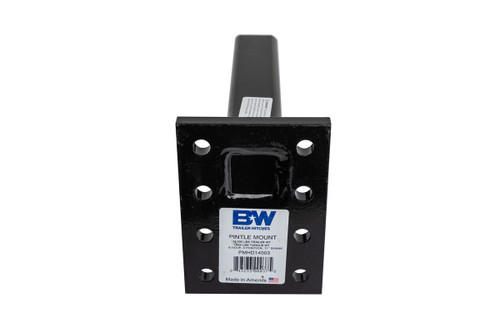 Pintle Mounting Plate for 2" Hitch - 8 hole - 16,000 lbs. - extra long