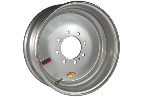 17.5" Steel Silver Solid Rim 8-lug on 6.5" - 6,005 lbs