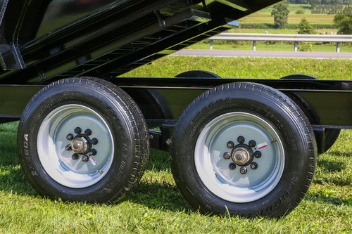 17.5" Steel Silver Solid Rim 8-lug on 6.5" - 6,005 lbs