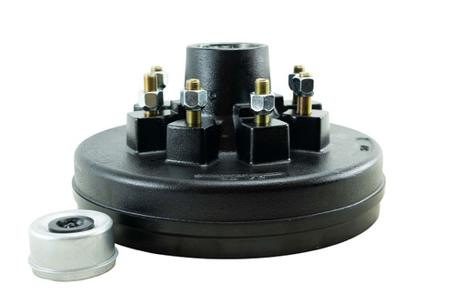 5,200-7,000 lb. 8-Lug Electric Brake Drum Kit - Pregreased with- 9/16" Studs