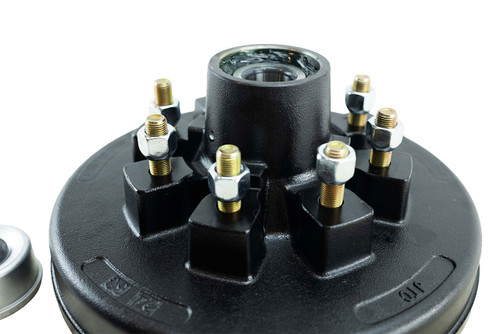 5,200-7,000 lb. 8-Lug Electric Brake Drum Kit - Pregreased with- 9/16" Studs