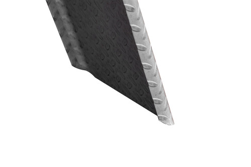 Straight Diamond Plate Fender 10"x72" for 15/16" wheels