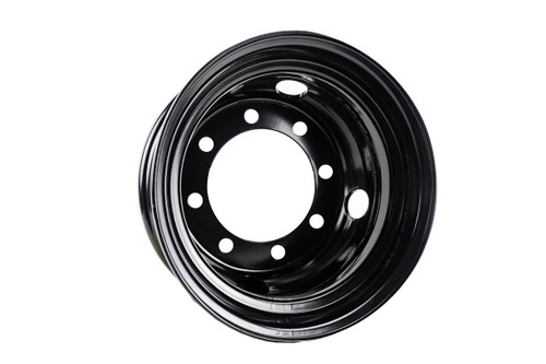 17.5" Tandem Dual Steel Black Modular Rim 8 on 275MM 8.70" pilot
