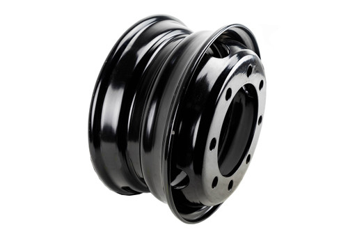 17.5" Tandem Dual Steel Black Modular Rim 8 on 275MM 8.70" pilot