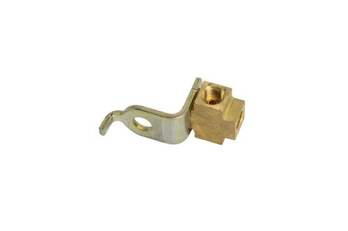 3/16" Hydraulic Brass Tee withbracket for Brake Line