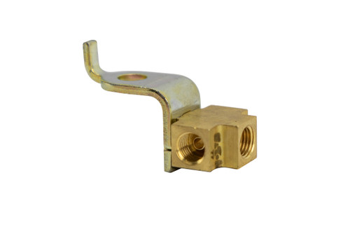 3/16" Hydraulic Brass Tee withbracket for Brake Line