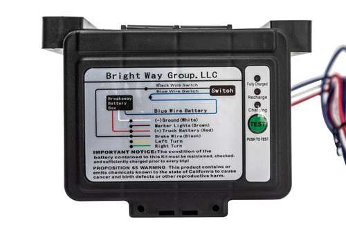 Push-To-Test Top-load Breakaway Kit with 5 Amp/Hr
