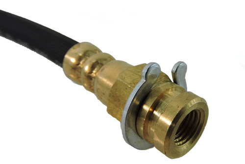 Hydraulic Flex Hose - 90Вє Fitting End - 18" long