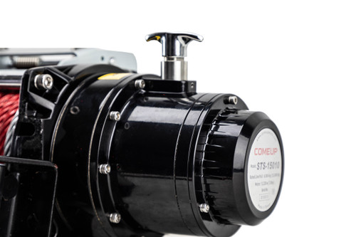 Roll-Off 15,000 lbs. 12V Electric Winch with Wire Tensioner