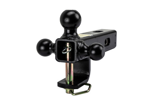 2-1/2" Cushioned 3-Ball and Pintle Hook Combo Straight Mount-10,000 lbs.