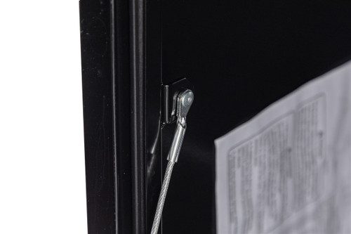 UnderBody Tool Box 18"x18"x36"- Black Steel