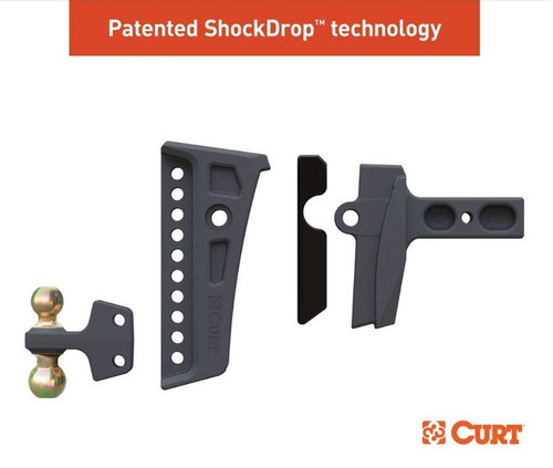 2-1/2" Adjustable Cushion Ball Mount 2-5/16" & 2" - 20,000 lbs.