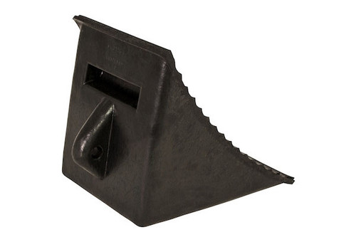 Heavy Duty Rubber Wheel Chock with Molded Hand Hold