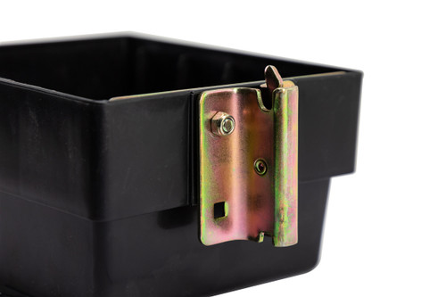 E-Track Small Storage Bin with 50 lbs. capacity 7"x 6"x 4"