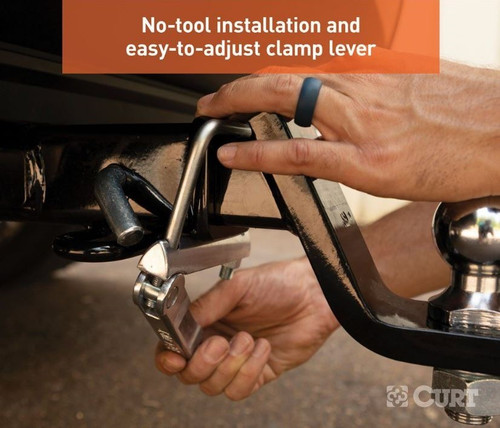 2" Anti-Rattle Clamp for Hitch Receiver