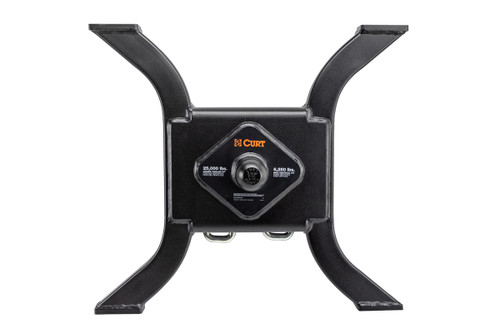 2-5/16" Gooseneck Spyder Plate for Rails - 25K