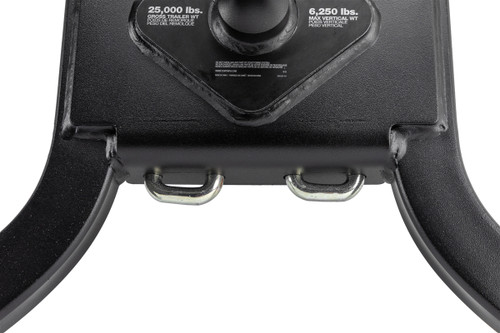 2-5/16" Gooseneck Spyder Plate for Rails - 25K