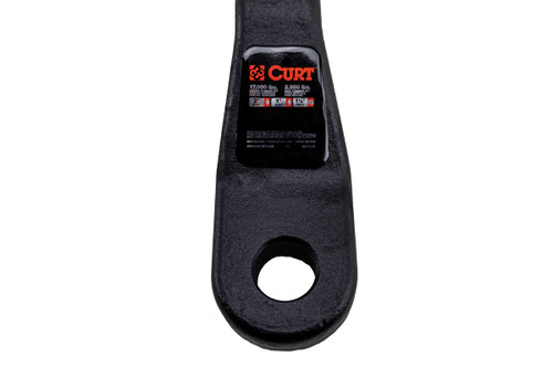 Commercial Duty Forged 2" Receiver Ball Mount 2" Drop - 17,000 lbs.